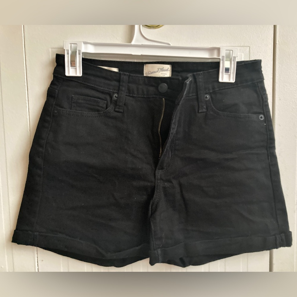 Black Jean Shorts Target Universal Thread High Rise Midi